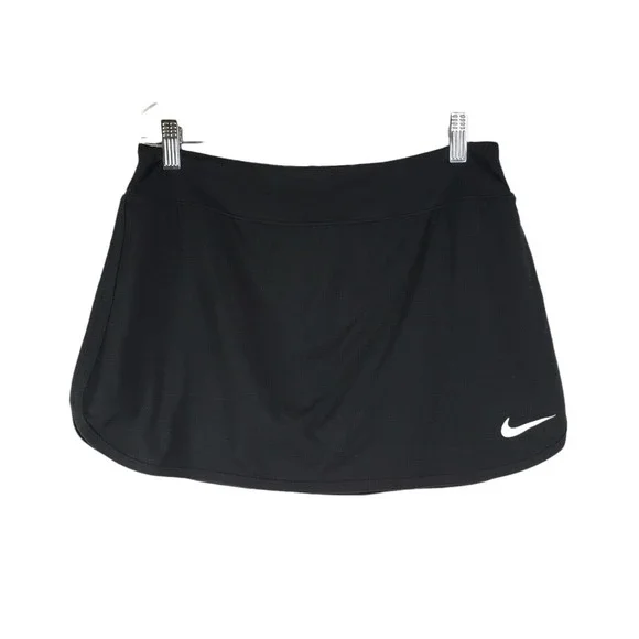 Nike Women’s Court Pure Tennis Skirt-Skort Black Size Womens Medium 728777-010 - Picture 3 of 10